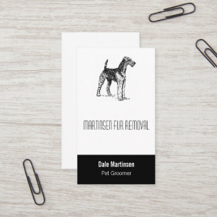 Airedale Dog Business Card