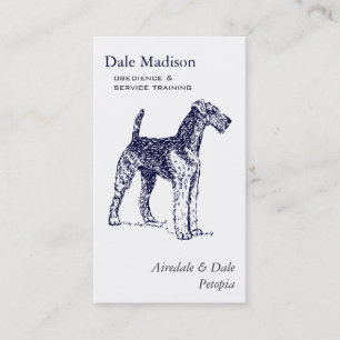 Airedale Dog Business Card