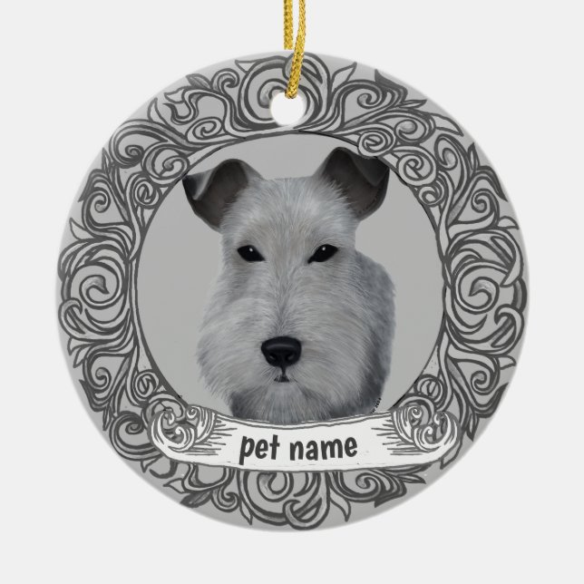 Airedale Dog Loving Memory ornament (Front)