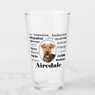 Airedale  Glass Tumbler