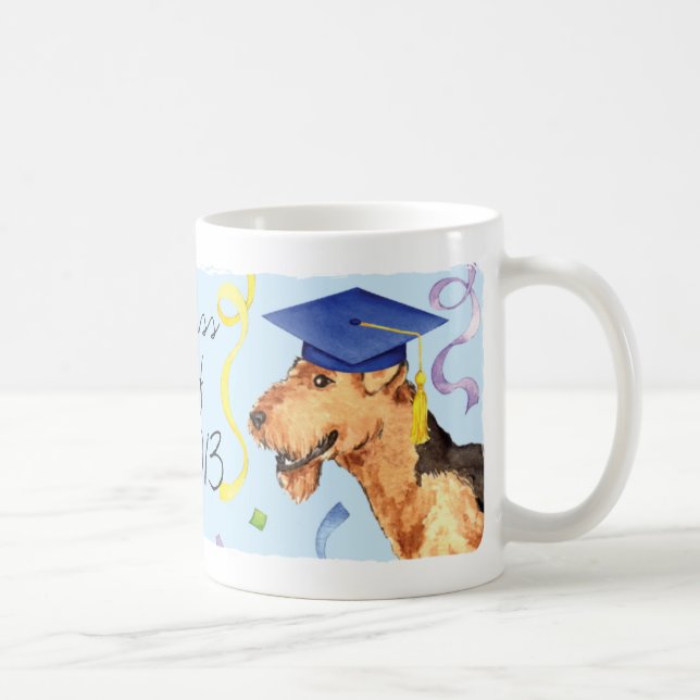 Airedale Graduate Coffee Mug (Right)