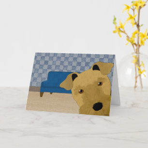 Airedale Greeting Card