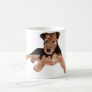 Airedale, Lakeland, Welsh Terrier Pup Coffee Mug