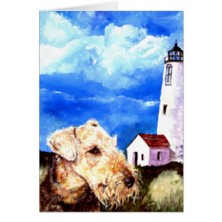 Airedale Lighthouse Card
