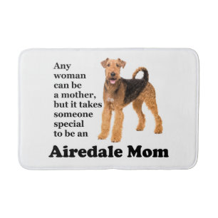 Airedale Mum Bath Mat