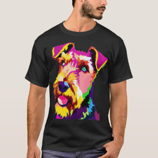 Airedale Terrier Art Dog Lover Gifts T-Shirt