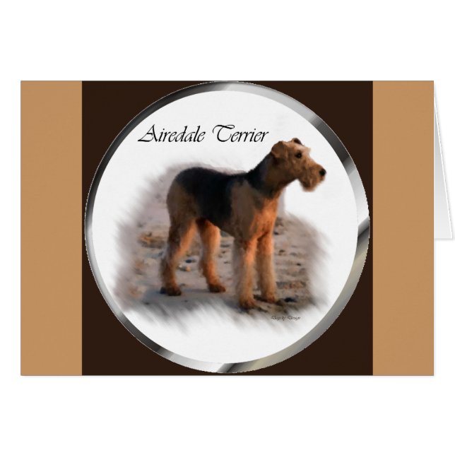 Airedale Terrier Art Gifts (Front Horizontal)