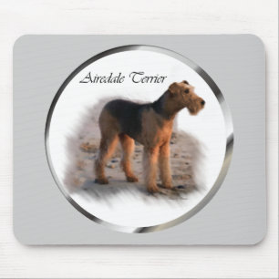 Airedale Terrier Art Gifts Mouse Mat