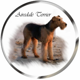 Airedale Terrier Art Photo Sculpture Decoration