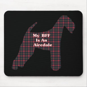 Airedale Terrier BFF Gifts Mouse Mat