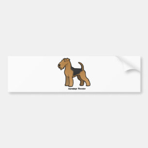 airedale terrier bumper sticker