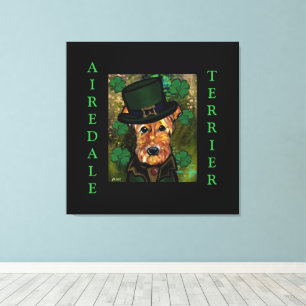 AIREDALE TERRIER CANVAS PRINT