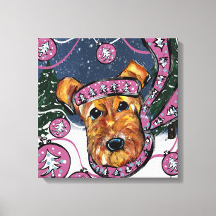 AIREDALE TERRIER CANVAS PRINT