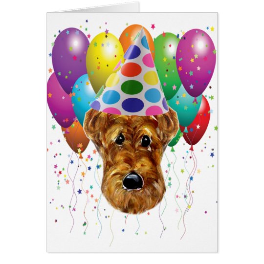 AIREDALE TERRIER CARD
