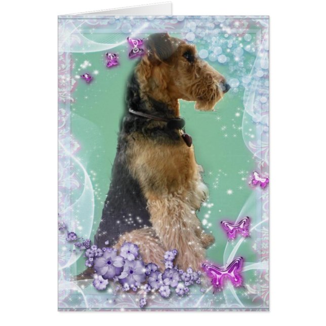 Airedale Terrier Card (Front)