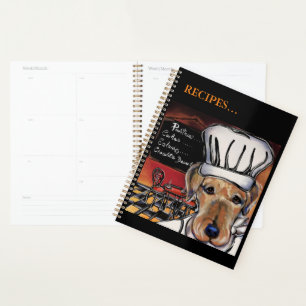 Airedale Terrier Chef Planner