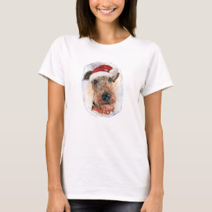Airedale Terrier Christmas Gifts For Dog Lovers T-Shirt
