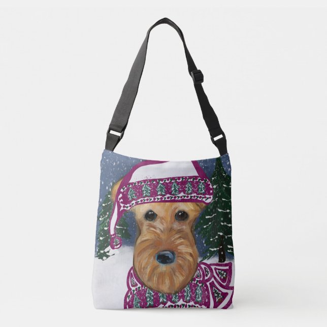 AIREDALE TERRIER           CROSSBODY BAG (Front)