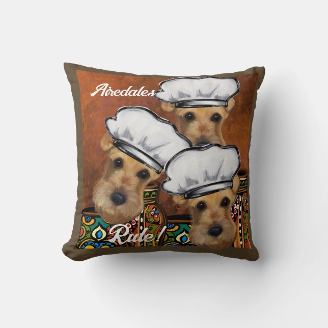 Airedale Terrier    Cushion (Front)