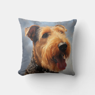 Airedale Terrier Cushion