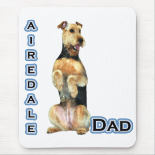 Airedale Terrier Dad 4 Mouse Mat