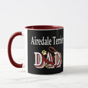 Airedale Terrier Dad Apparel Gifts Mug