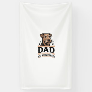 Airedale Terrier Dad Vintage Dog Father Shirt_1 Banner