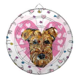 AIREDALE TERRIER DARTBOARD