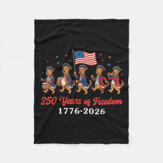 Airedale Terrier Dog 250 Yrs Of Dom 1776 2026 Fleece Blanket