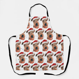 Airedale Terrier Dog Breed Christmas Apron