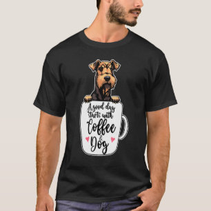 Airedale Terrier Dog Coffee Mug Dog   T-Shirt