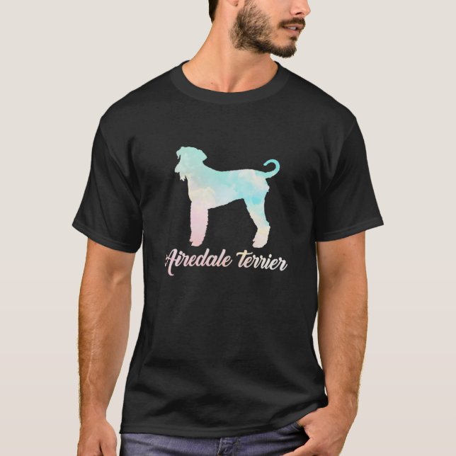 Airedale Terrier Dog Evolution Retro Vintage T-Shirt (Front)