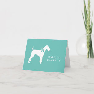 Airedale Terrier Dog Puppy Note Card