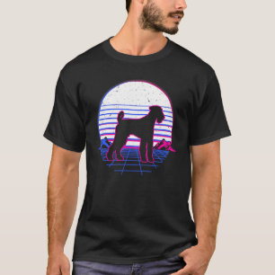 Airedale Terrier Dog Puppy Retro Vintage Sunset 2 T-Shirt