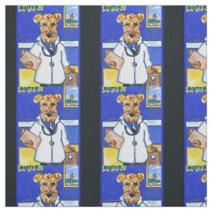 Airedale Terrier Fabric