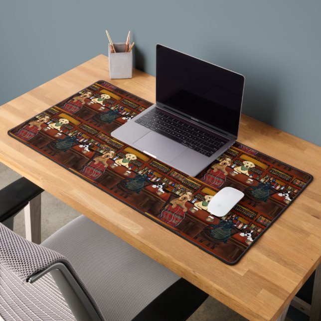  AIREDALE TERRIER  & FRIENDS       DESK MAT (Office 2)