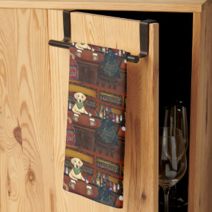  AIREDALE TERRIER  & FRIENDS       TEA TOWEL