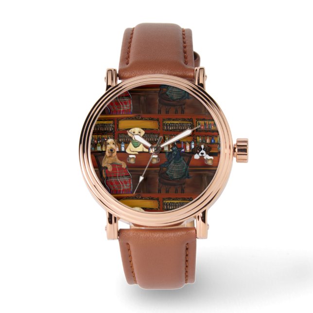  AIREDALE TERRIER  & FRIENDS       WATCH (Front)