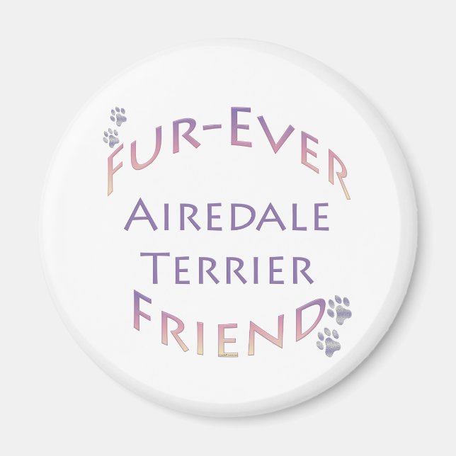 Airedale Terrier Furever Magnet (Front)