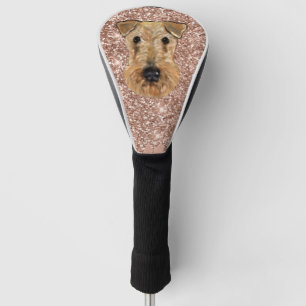 AIREDALE  TERRIER    GOLF HEAD COVER