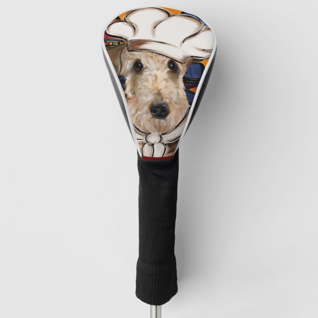 Airedale  Terrier  Golf Head Cover (Front)