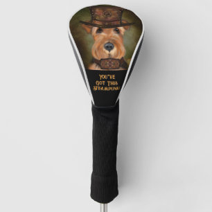 AIREDALE TERRIER GOLF HEAD COVER