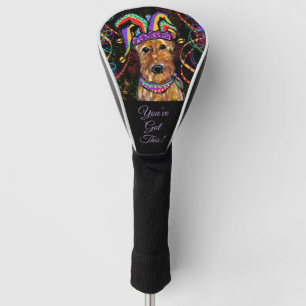 AIREDALE TERRIER GOLF HEAD COVER