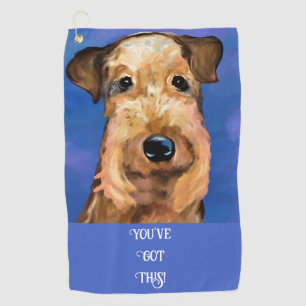  AIREDALE TERRIER            GOLF TOWEL