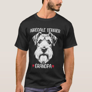 Airedale Terrier Grandpa  2 T-Shirt