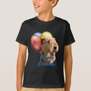 Airedale Terrier Happy Birthday Balloon T-Shirt