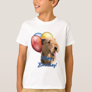 Airedale Terrier Happy Birthday Balloon T-Shirt