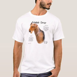 Airedale Terrier History  T-Shirt