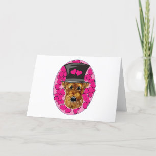 AIREDALE TERRIER HOLIDAY CARD