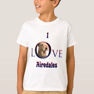 Airedale Terrier I Love T-Shirt